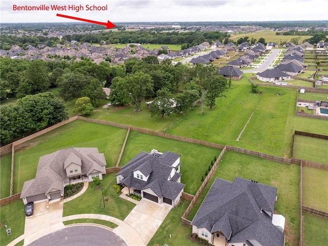 320 Bequette Ln, Centerton, AR 72719 - aerial view of residential area