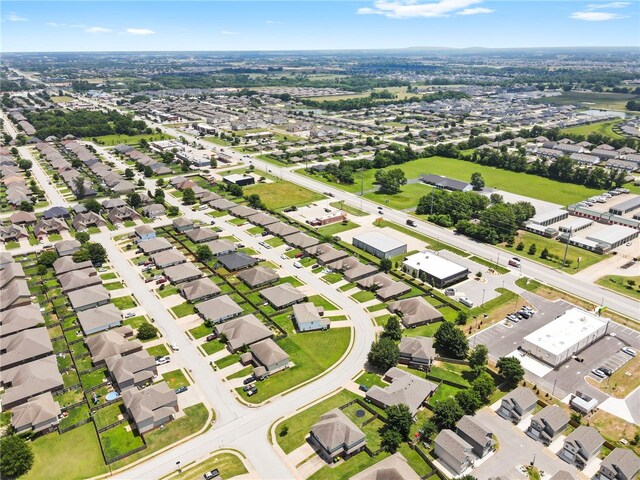 874 Oakwood Ln, Centerton, AR 72719 - aerial perspective of suburban area