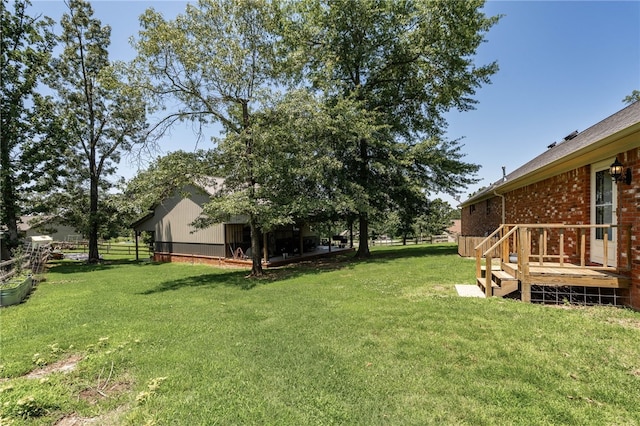217 Waterfront Cir, Alma, AR 72921 - view of yard featuring an outbuilding