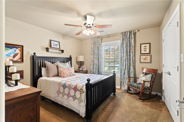 217 Waterfront Cir, Alma, AR 72921 - carpeted bedroom featuring ceiling fan and baseboards