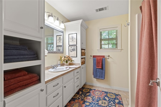 217 Waterfront Cir, Alma, AR 72921 - full bathroom with vanity and tile patterned floors
