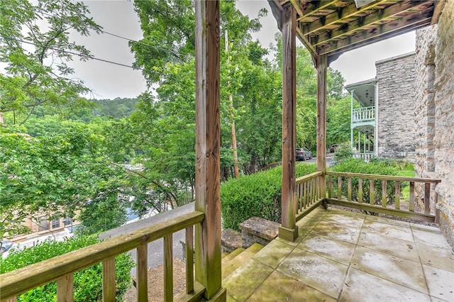 32 Armstrong St, Eureka Springs, AR 72632 - view of patio