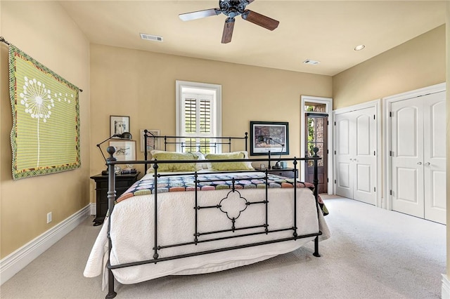 32 Armstrong St, Eureka Springs, AR 72632 - bedroom with carpet and two closets