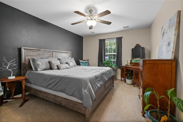 16 Olmsted Ln, Bella Vista, AR 72715 - bedroom featuring light colored carpet and a ceiling fan