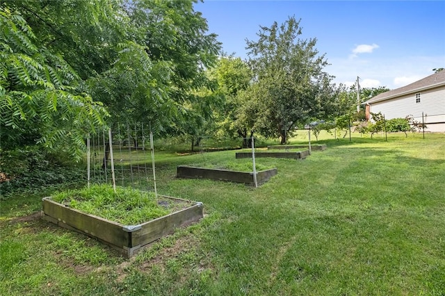 16 Olmsted Ln, Bella Vista, AR 72715 - view of grassy yard with a garden