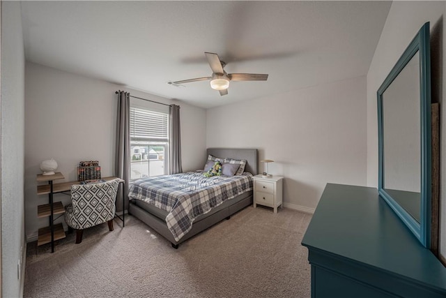 1312 Park St, Lowell, AR 72745 - bedroom featuring light carpet and a ceiling fan