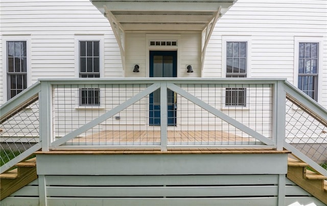 218 E S St, Fayetteville, AR 72701 - deck featuring stairs
