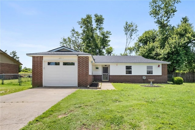 2511 Purdue Cir, Bentonville, AR 72712 - single story home featuring brick siding, a garage, and concrete driveway