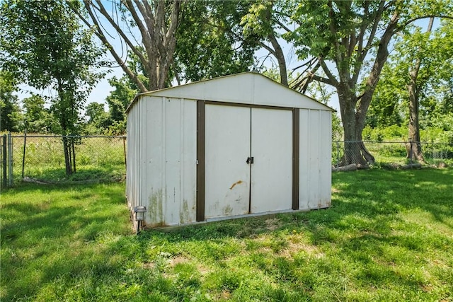 2511 Purdue Cir, Bentonville, AR 72712 - view of shed with a fenced backyard