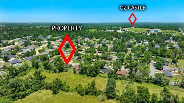 2511 Purdue Cir, Bentonville, AR 72712 - aerial view of property and surrounding area