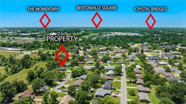 2511 Purdue Cir, Bentonville, AR 72712 - view of property location