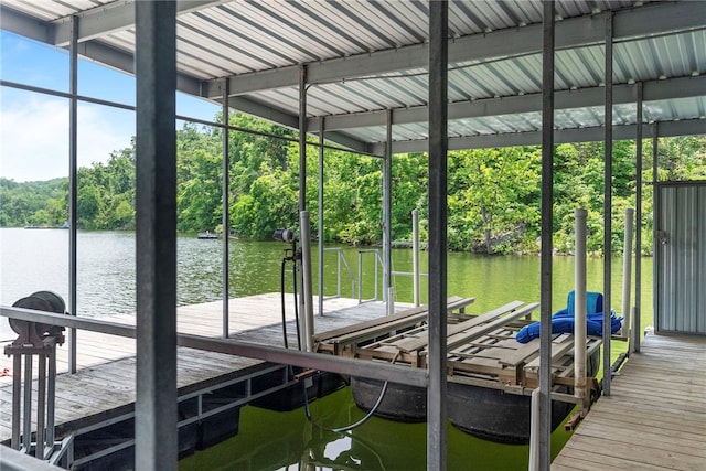 8252 Hickory Tree Ln, Rogers, AR 72756 - dock featuring a water view