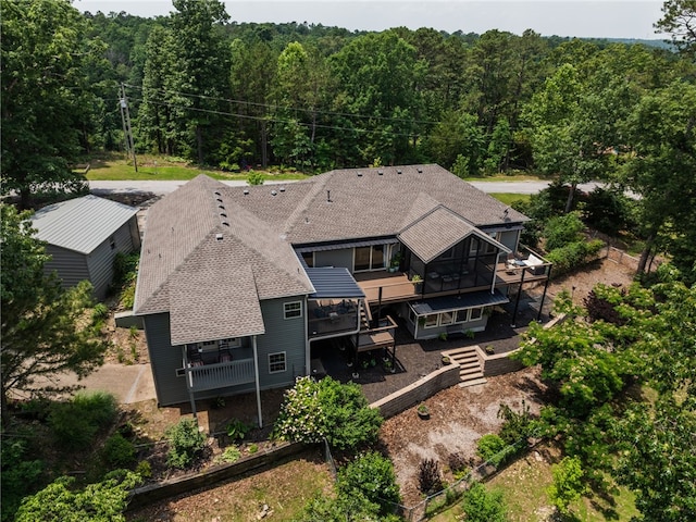 8252 Hickory Tree Ln, Rogers, AR 72756 - view of subject property featuring a forest