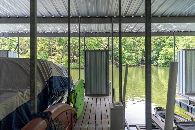 8252 Hickory Tree Ln, Rogers, AR 72756 - dock area with a water view