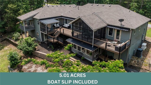 8252 Hickory Tree Ln, Rogers, AR 72756 - view from above of property