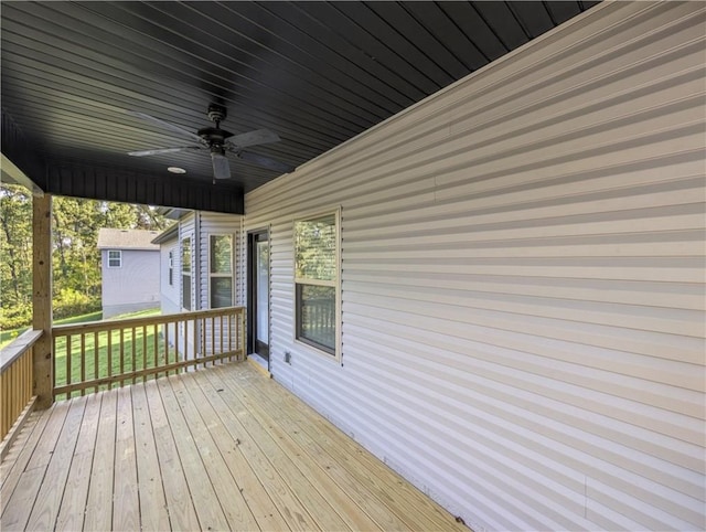 11 Dornoch Cir, Bella Vista, AR 72715 - deck featuring ceiling fan