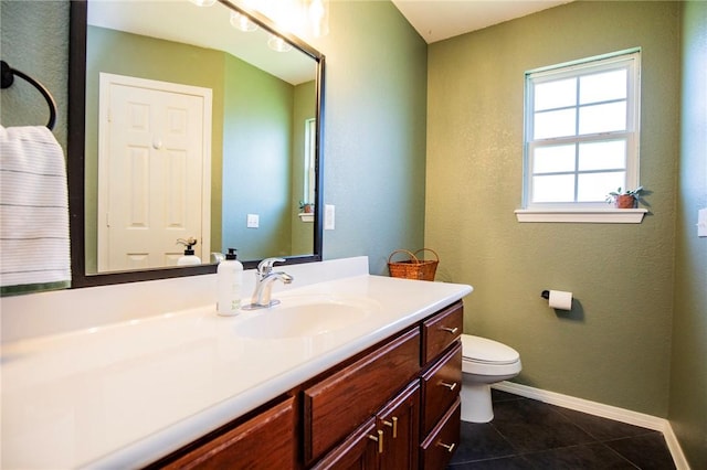 1041 Evergreen St, Centerton, AR 72719 - bathroom featuring vanity and tile patterned floors