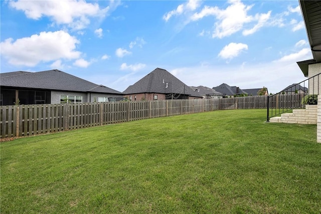 8002 W Claverton St, Rogers, AR 72758 - fenced backyard with stairs
