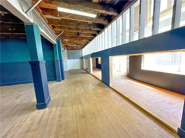 108 Public Sq, Berryville, AR 72616 - hall with wood-type flooring