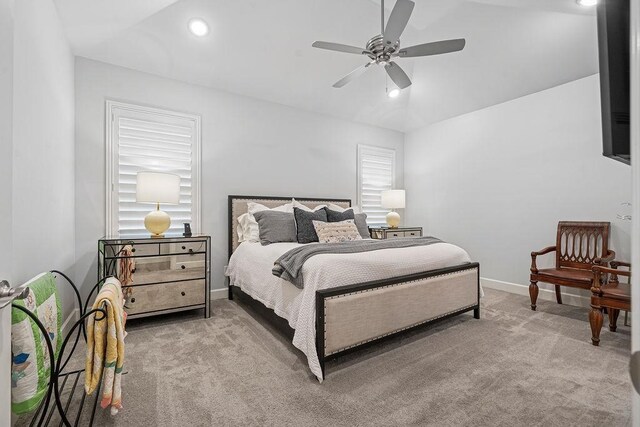 9116 Kirkwood Rdg, Fort Smith, AR 72916 - carpeted bedroom with ceiling fan and recessed lighting
