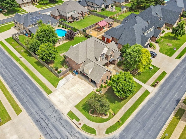 501 SE Fullerton St, Bentonville, AR 72712 - aerial perspective of suburban area featuring a pool area