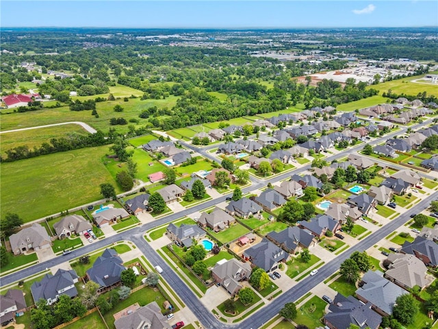 501 SE Fullerton St, Bentonville, AR 72712 - aerial overview of property's location with nearby suburban area