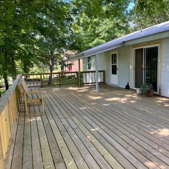 4841 Business Highway 412, Huntsville, AR 72740 - view of wooden deck