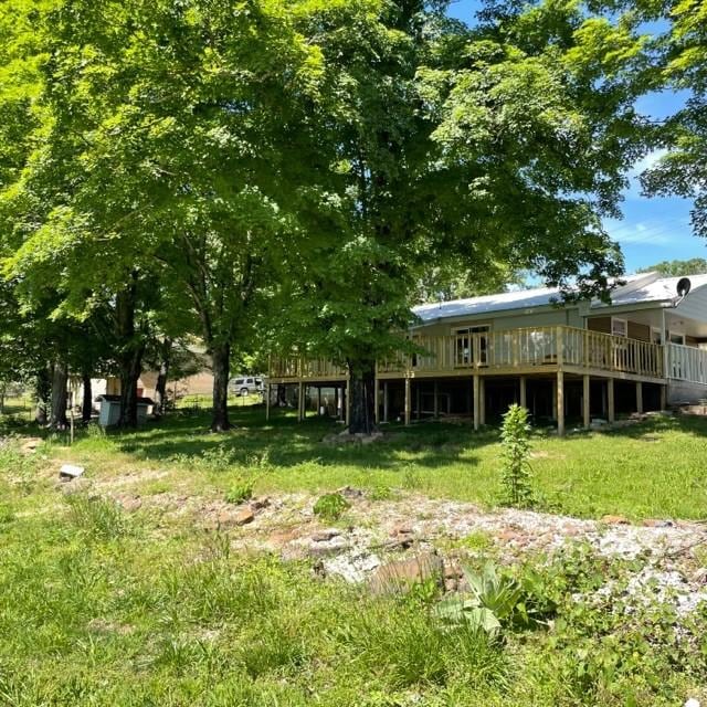 4841 Business Highway 412, Huntsville, AR 72740 - view of yard with a wooden deck