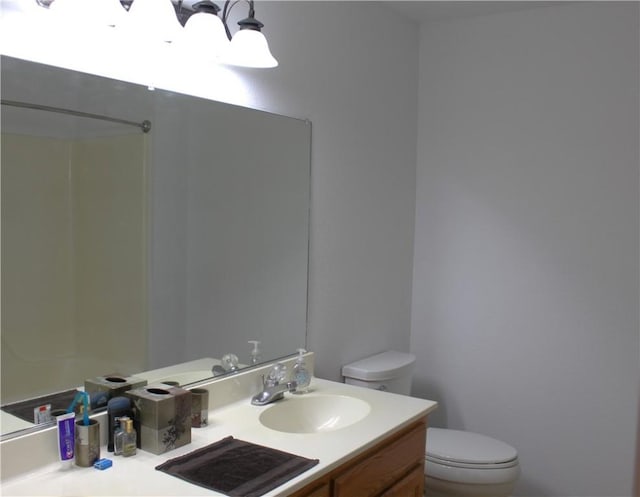 32 Table Rock Dr, Holiday Island, AR 72631 - bathroom featuring toilet and vanity