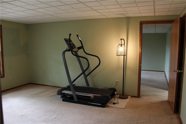 32 Table Rock Dr, Holiday Island, AR 72631 - workout room featuring carpet flooring