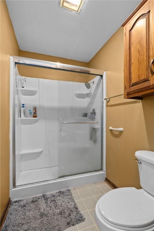 319 Belle Ave, Alma, AR 72921 - full bath with a shower stall and a textured ceiling