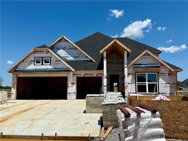 1450 Dresden Dr, Centerton, AR 72719 - property in mid-construction with driveway and roof with shingles