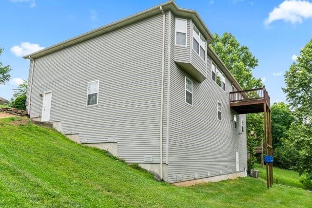150 Cedar Wood Ave, Branson, MO 65616 - view of home's exterior with a yard and a deck
