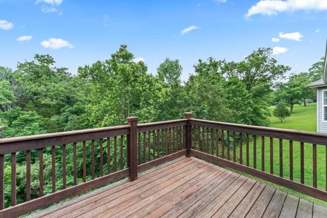 150 Cedar Wood Ave, Branson, MO 65616 - deck featuring a yard