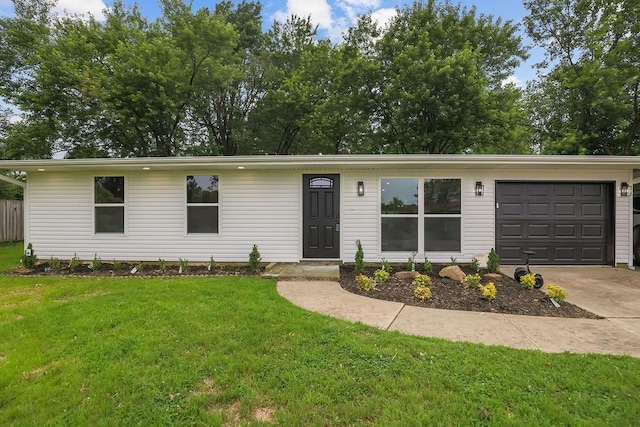 802 Hinshaw Dr, Springdale, AR 72762 - ranch-style house featuring a garage, driveway, and a front lawn