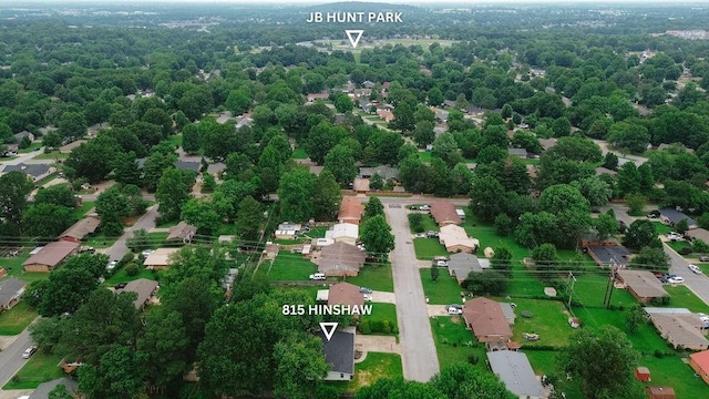 802 Hinshaw Dr, Springdale, AR 72762 - bird's eye view