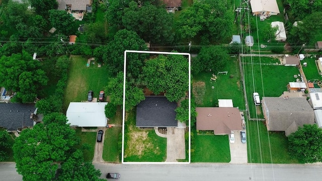 802 Hinshaw Dr, Springdale, AR 72762 - aerial perspective of suburban area with property boundaries highlighted