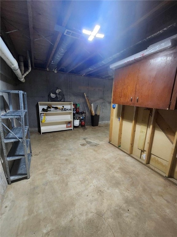 46 Hathcoat Rd, Harrison, AR 72601 - view of unfinished basement
