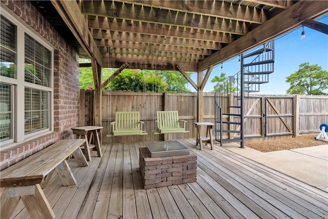 460 Viney Grove Rd, Prairie Grove, AR 72753 - view of wooden deck