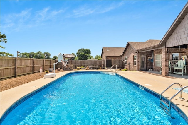 460 Viney Grove Rd, Prairie Grove, AR 72753 - view of swimming pool with a patio and a fenced backyard