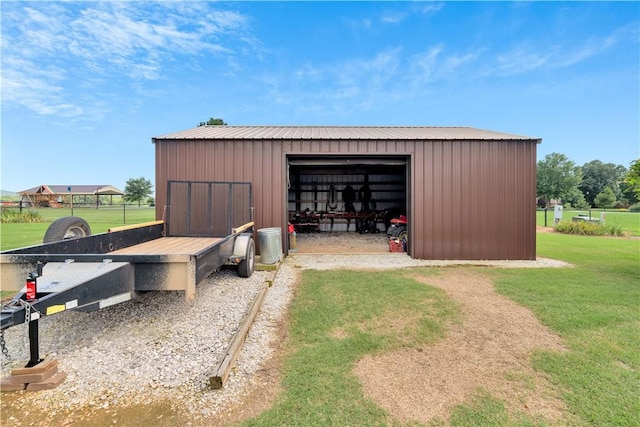 460 Viney Grove Rd, Prairie Grove, AR 72753 - view of pole building featuring a yard