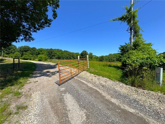 2042 Greasy Creek Ln, Washburn, MO 65772 - view of road with a gate