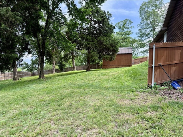 14076 Canal St, Rogers, AR 72758 - view of yard featuring a storage shed