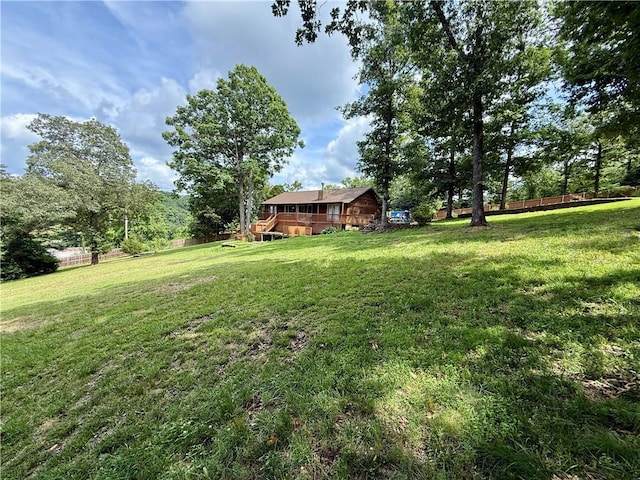 14076 Canal St, Rogers, AR 72758 - view of yard with a deck