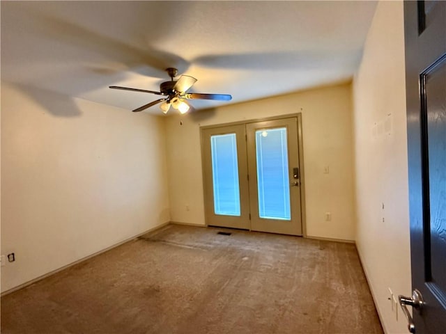 14076 Canal St, Rogers, AR 72758 - empty room with ceiling fan and carpet floors