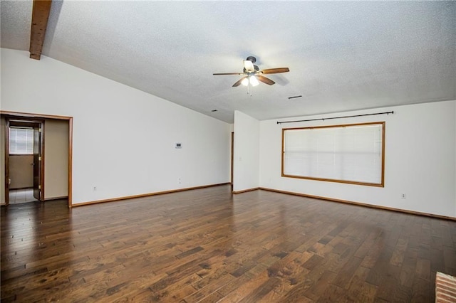 5315 Walden St, Lowell, AR 72745 - unfurnished room featuring a ceiling fan, wood finished floors, and a textured ceiling