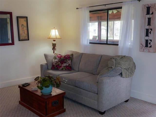 1042 County Road 445, Berryville, AR 72616 - carpeted living room with baseboards
