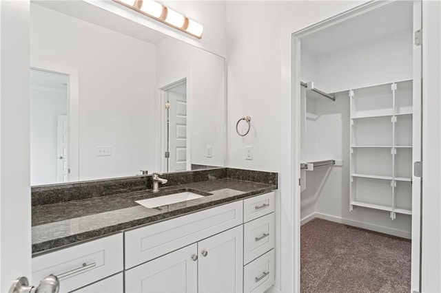 2 Wendike Ln, Bella Vista, AR 72715 - bathroom featuring vanity and a spacious closet