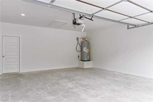 2 Wendike Ln, Bella Vista, AR 72715 - garage with water heater and a garage door opener