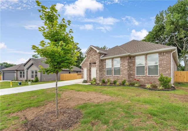 276 N Yona Ln, Farmington, AR 72730 - view of front of property with driveway, brick siding, a garage, and roof with shingles